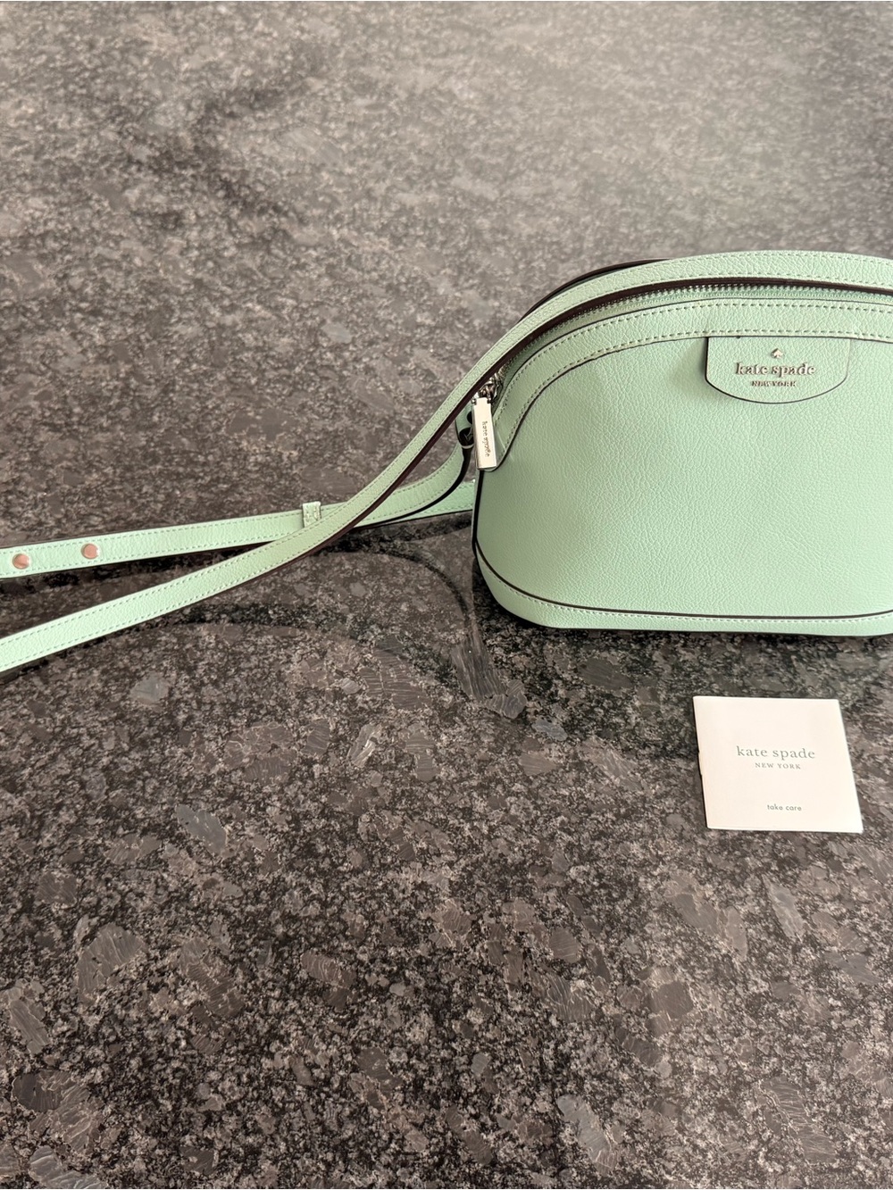 SOLD on Vinted - kate spade Mint Green Leather Dome Crossbody